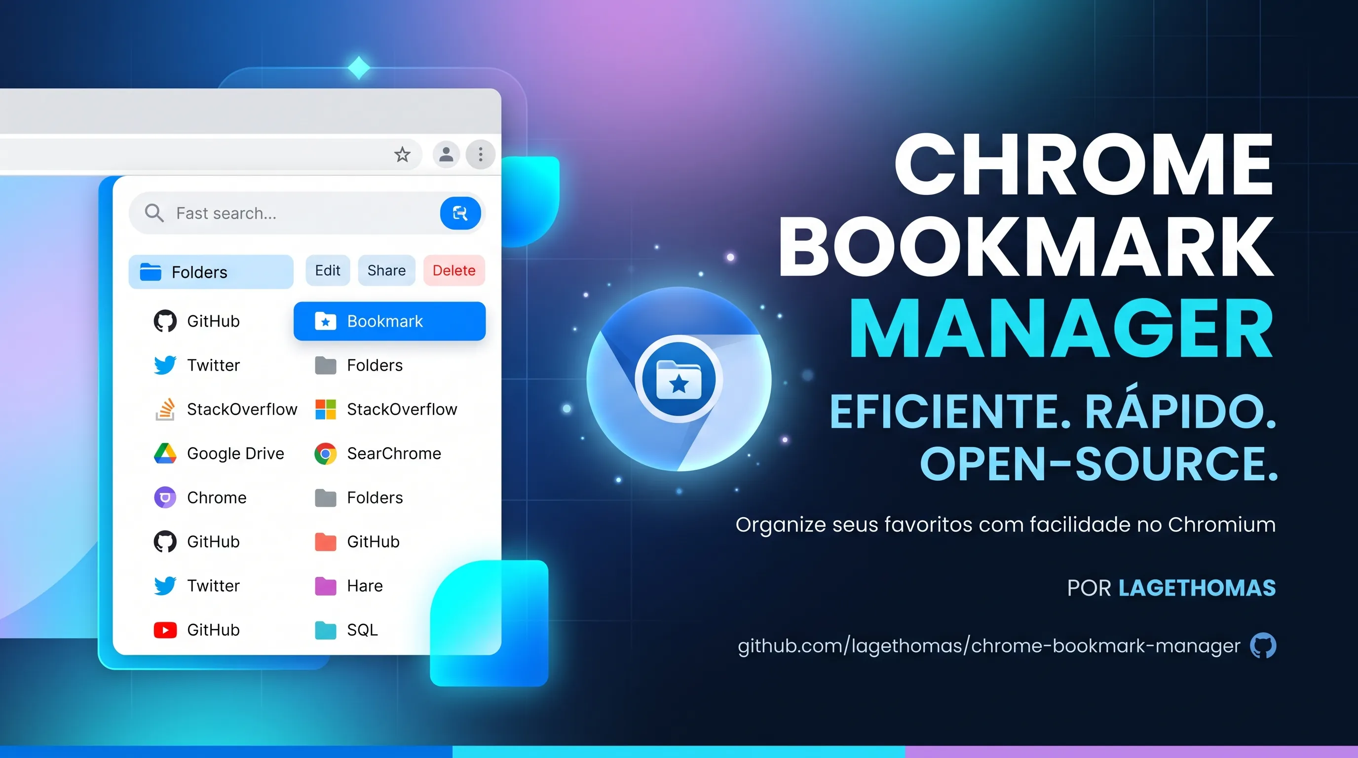 Como organizei o caos dos meus favoritos no navegador criando uma extensão open-source