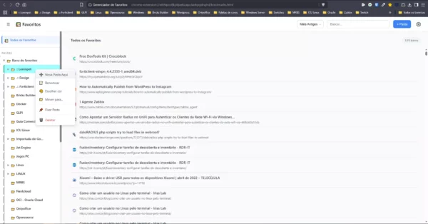 Gerenciador de Favoritos Pro: Organize e Acesse Seus Links Favoritos com Facilidade!