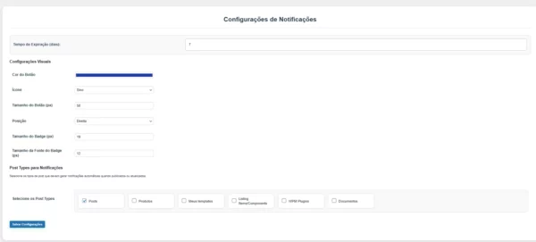 Configurar notificações